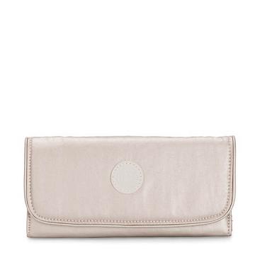 Carteras Kipling Money Land Metallic Snap Beige | MX 1787TC